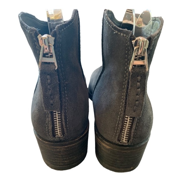 Dolce Vita Tucker Dark Grey Suede Ankle Boots Women's sz 9 EUC - Picture 5 of 11